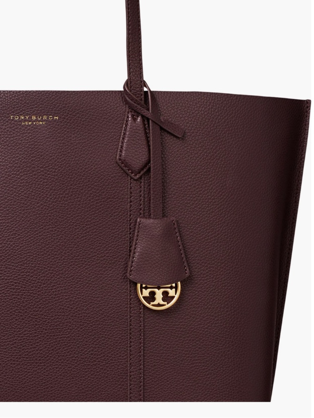 Tory Burch Perry Triple Compartment Leather Tote - Picture 6 of 14